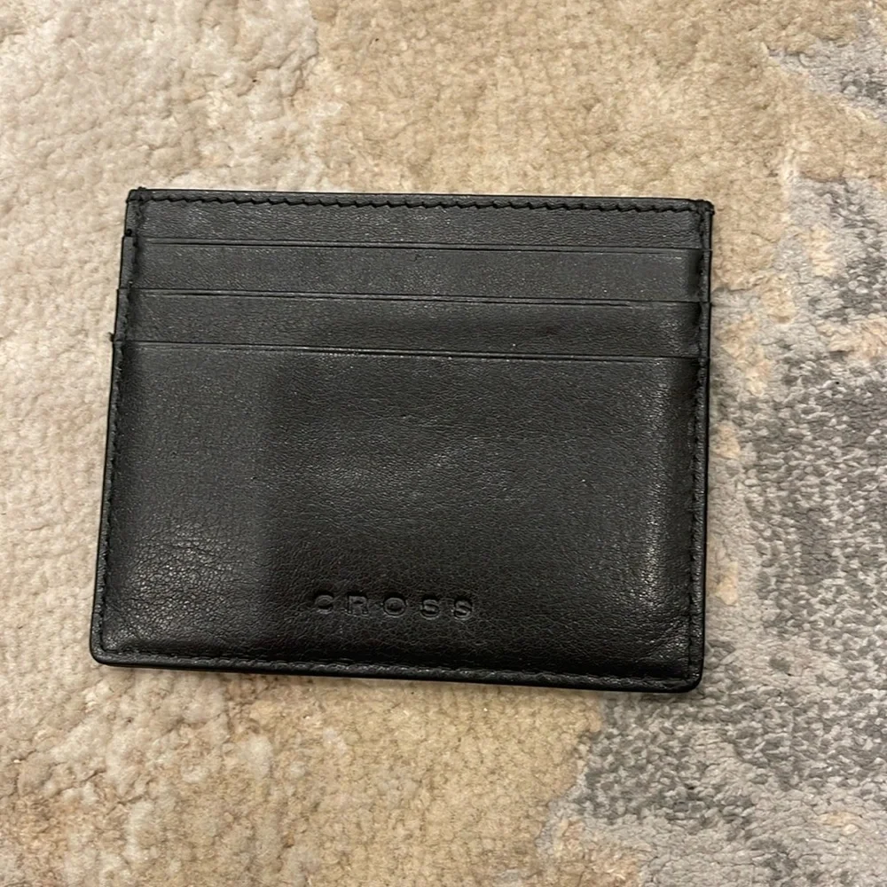 Cross  Credit Card Holder - Black